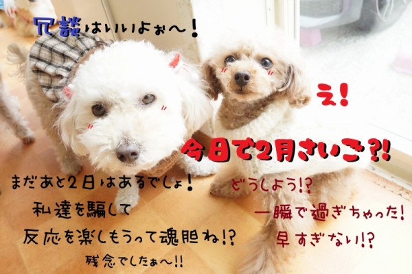 2月最終日も満喫するぞ～(*^^)v